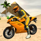 沙漠摩托车驾驶